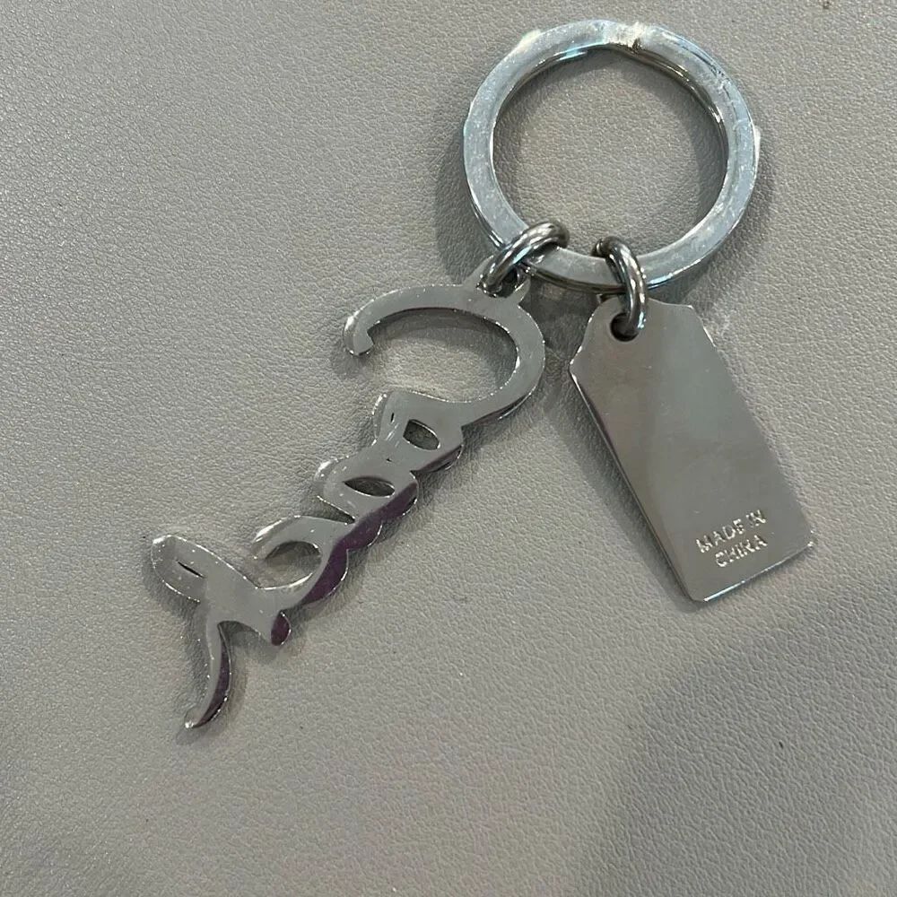 COACH Script Keychain - Picture 3 of 3